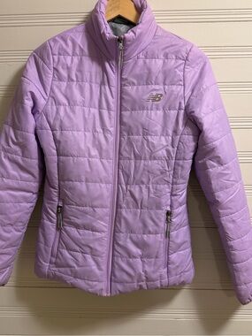 New Balance Women’s Lilac Lightweight Quilted Puffer Jacket Size Small